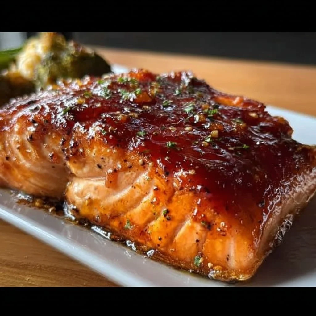 Delicious Texas Roadhouse Salmon dish served with fresh herbs