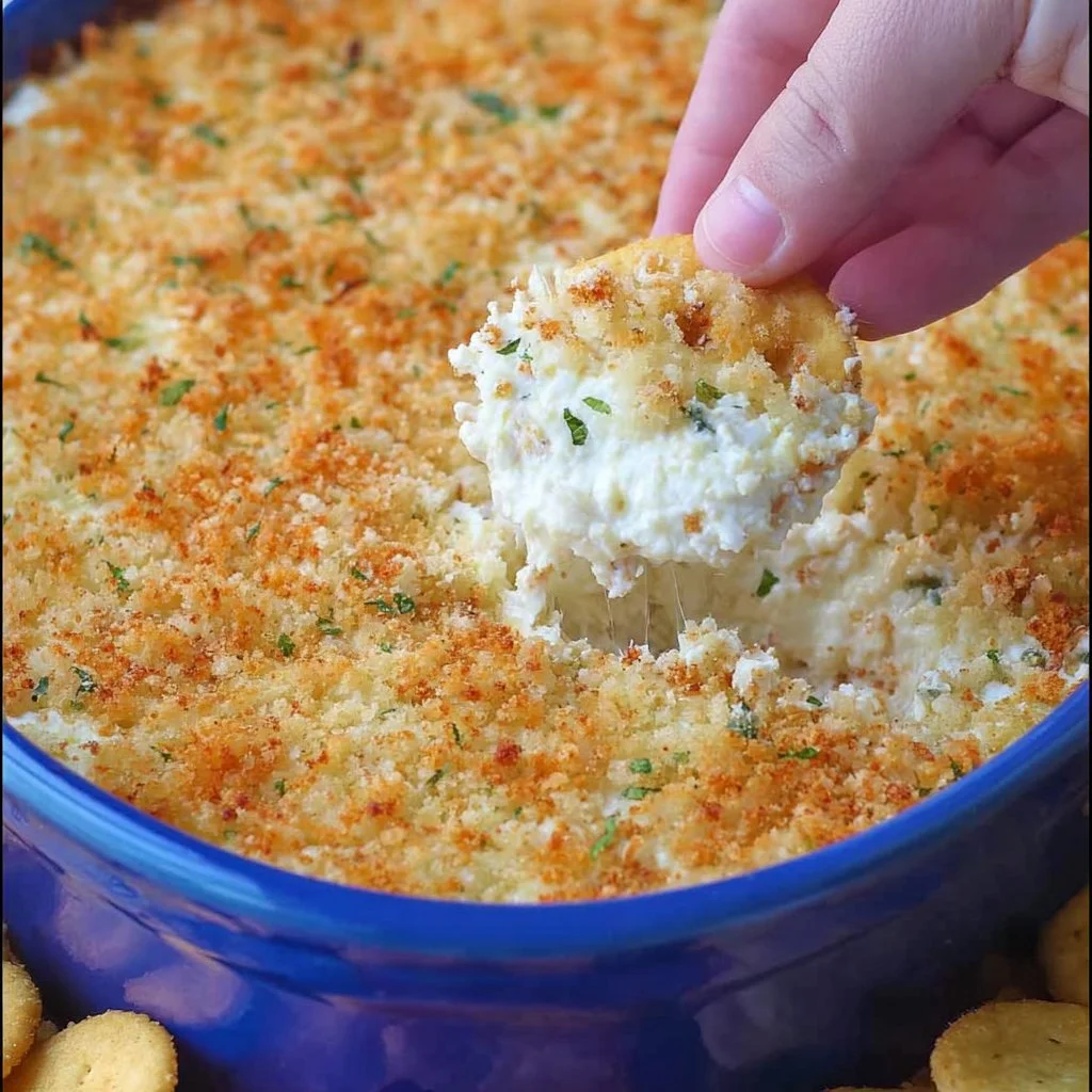 Delicious and creamy Jalapeño Popper Dip served with tortilla chips