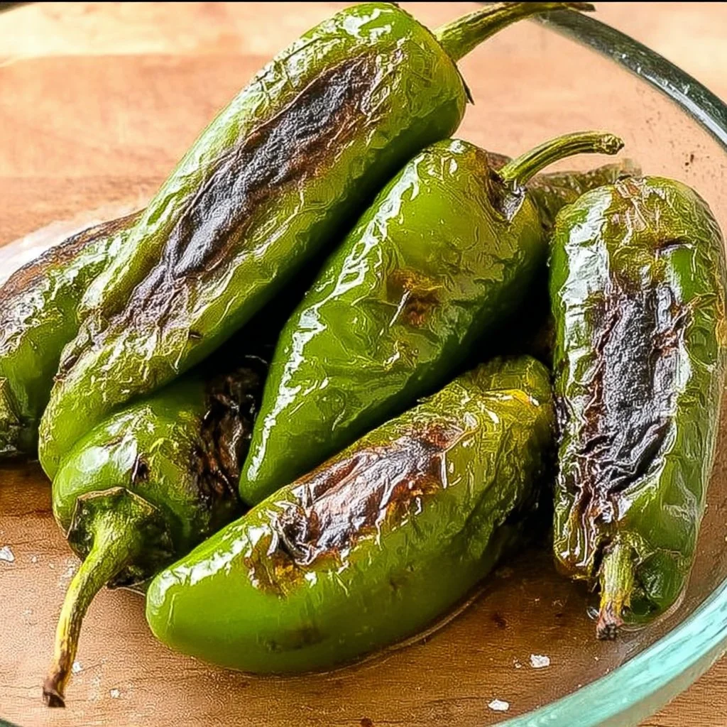 Delicious roasted jalapenos ready to enhance your meals with flavor.