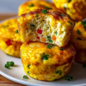 Cheesy protein egg muffins fresh out of the oven, perfect for a healthy meal.