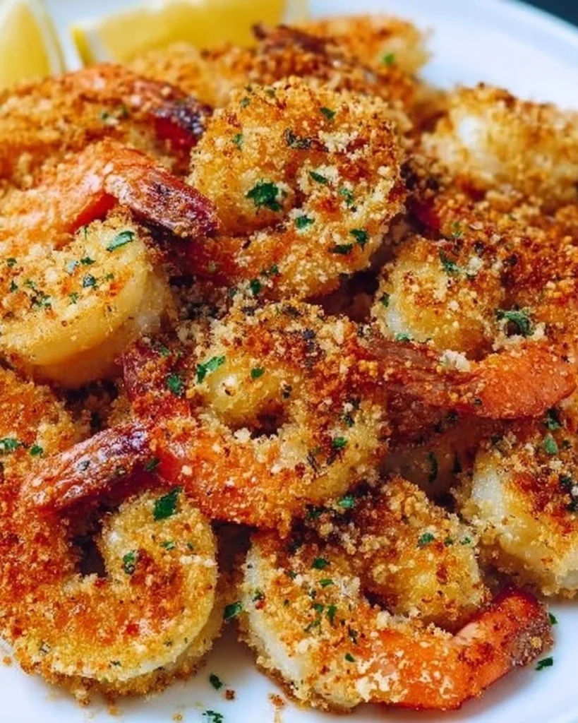 Delicious garlic parmesan shrimp made in an air fryer for busy families.