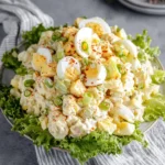 Delicious American classic potato salad served in a bowl
