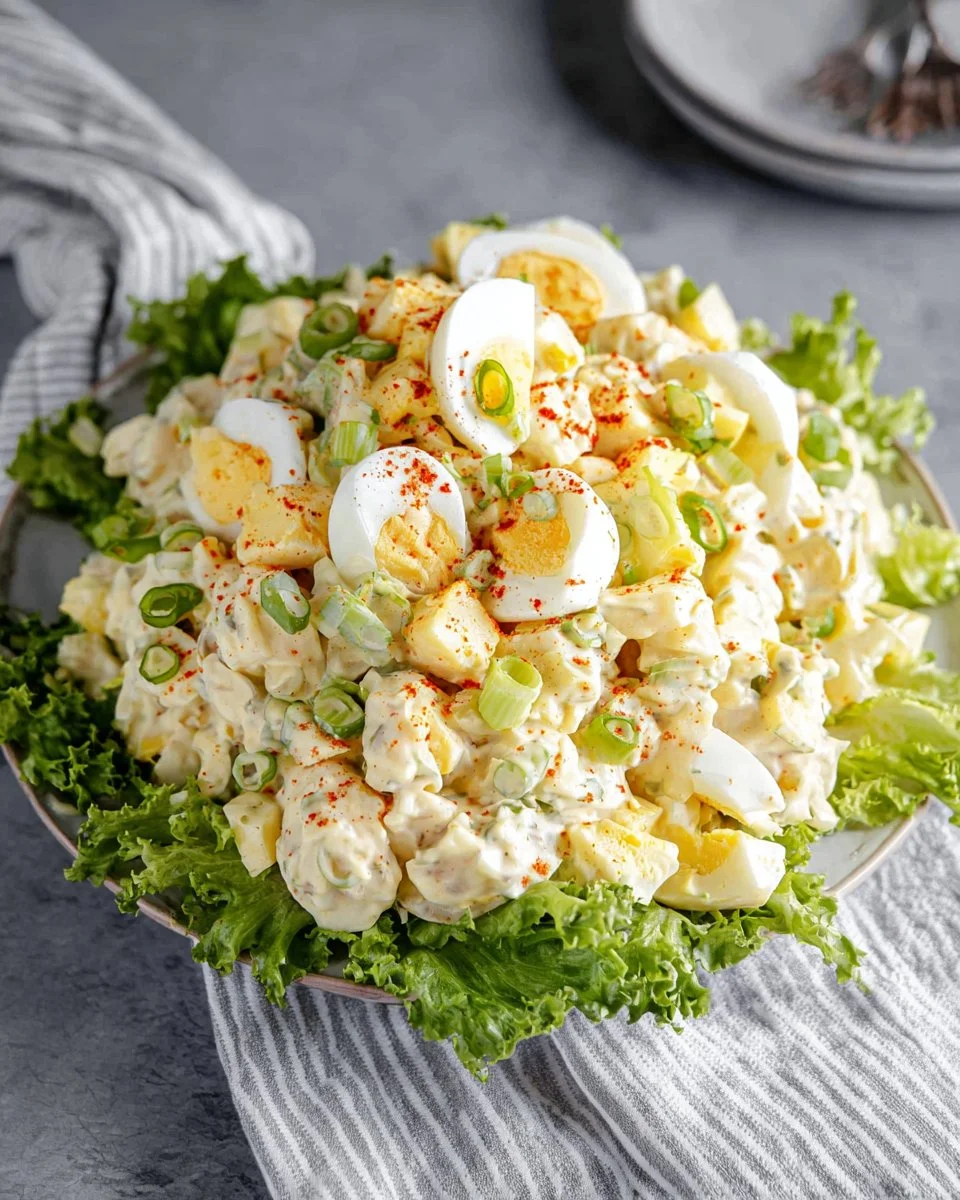 Delicious American classic potato salad served in a bowl