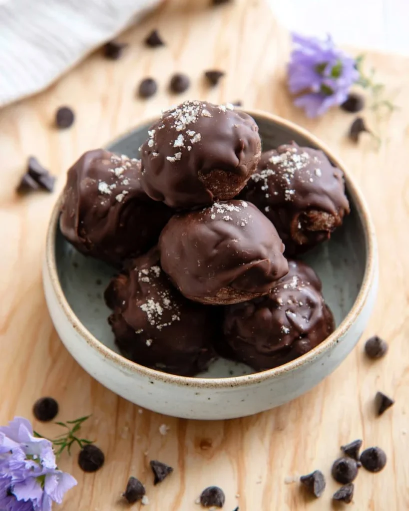 Delicious high protein brownie balls recipe for a guilt-free treat