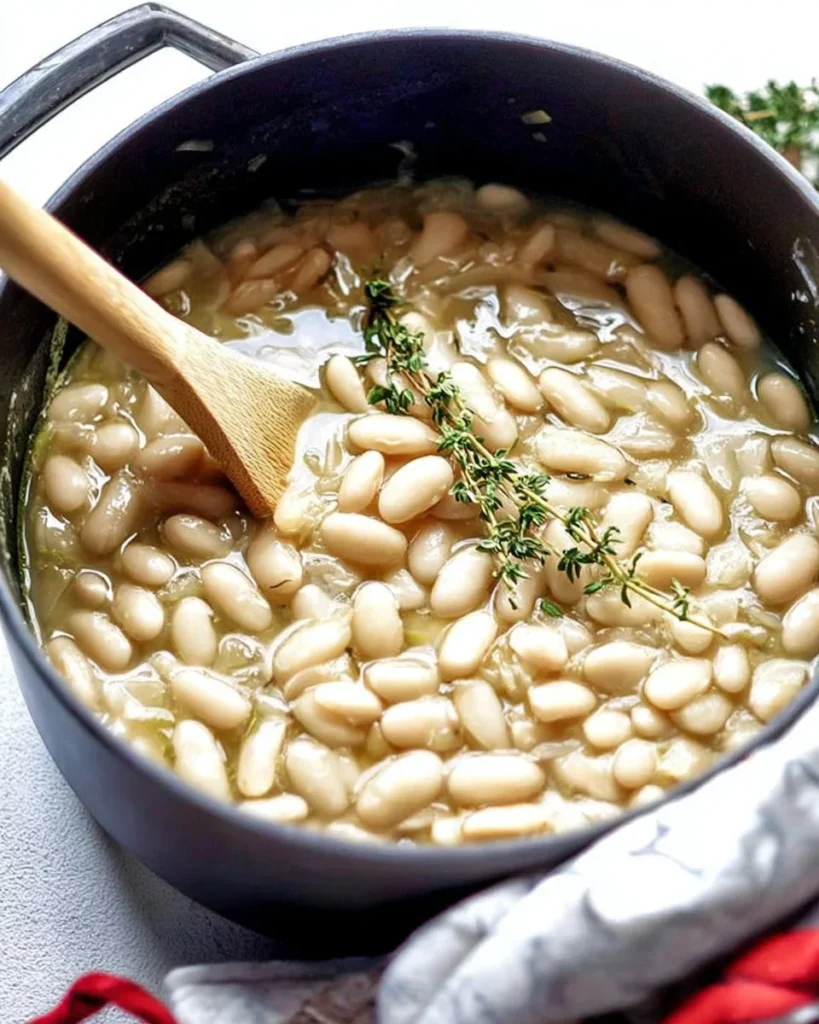 Delicious Cannellini Beans recipe served with fresh herbs and spices
