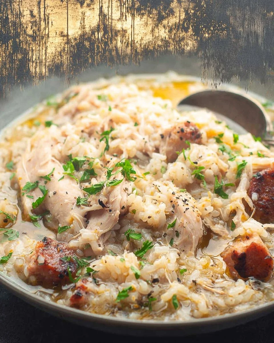 Delicious Chicken Bog served in a bowl, a heart-healthy family meal.