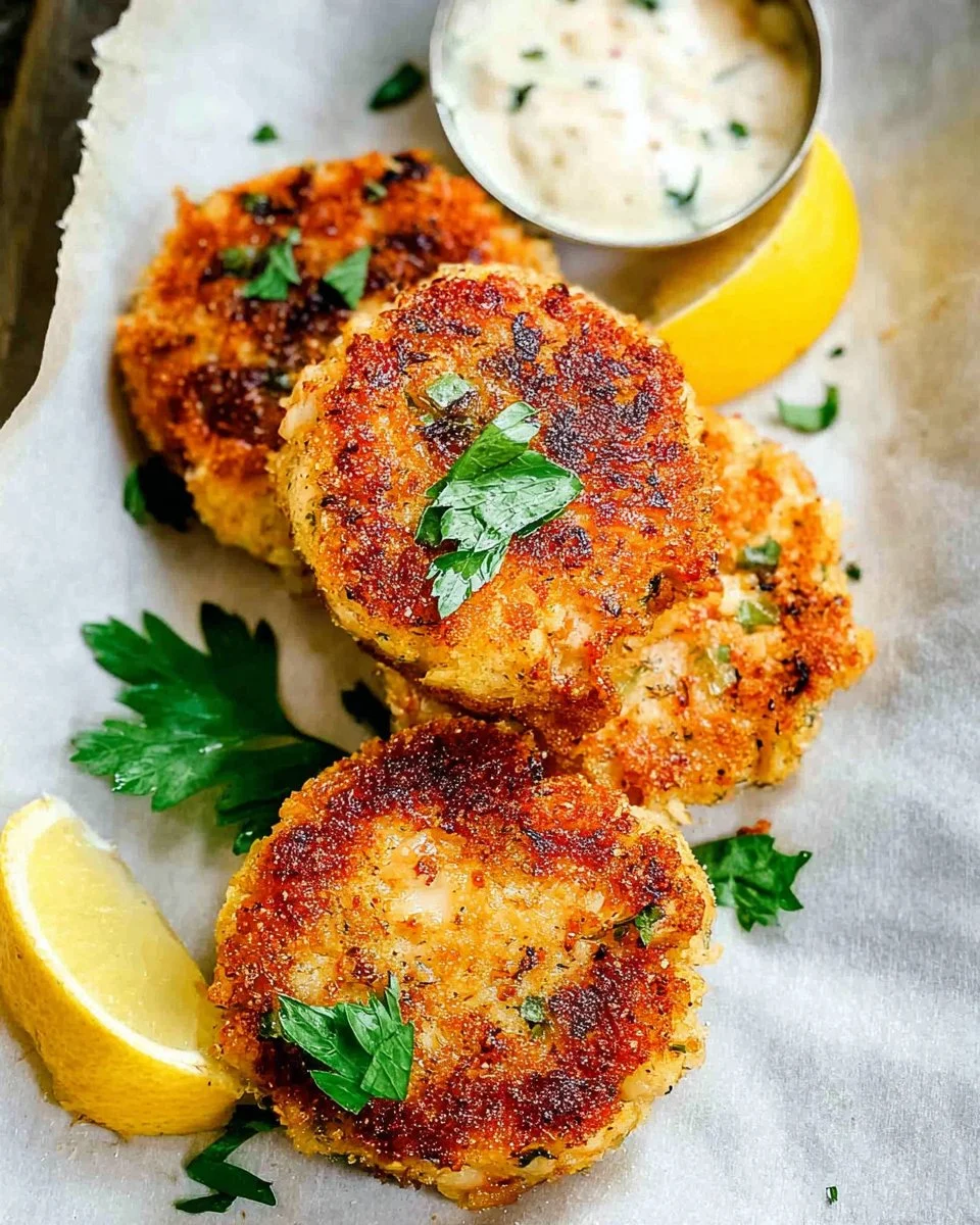 Delicious crab cakes without mayo, perfect for a healthier meal option