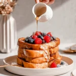 Delicious high-protein French toast without milk, perfect for meal prep.