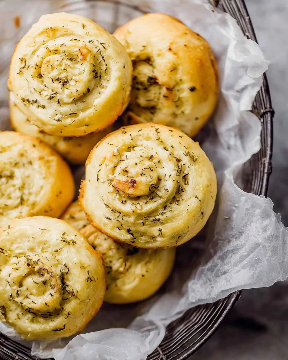 Garlic Parmesan Rolls baked to perfection with a high protein twist