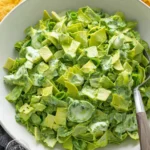Creamy and healthy Green Goddess Salad with fresh ingredients for meal prep.