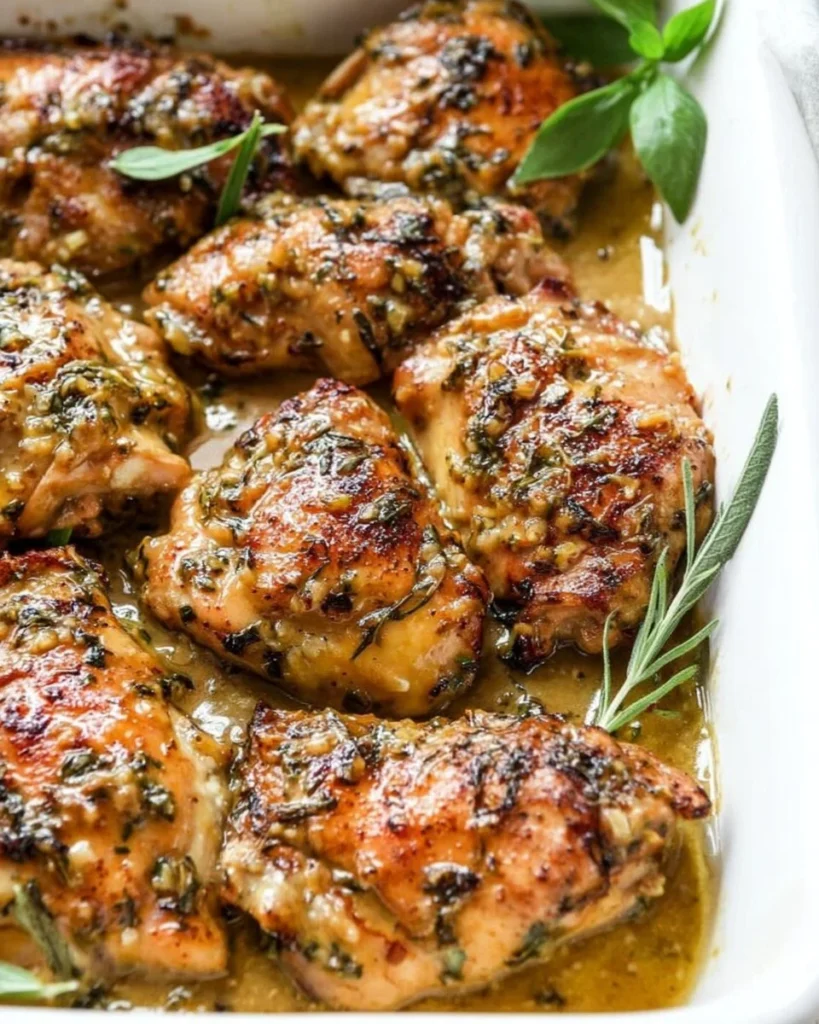 Delicious honey mustard chicken served with vegetables on a plate.