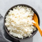 Cooking Instant Pot white rice recipe - creamy and healthy dish
