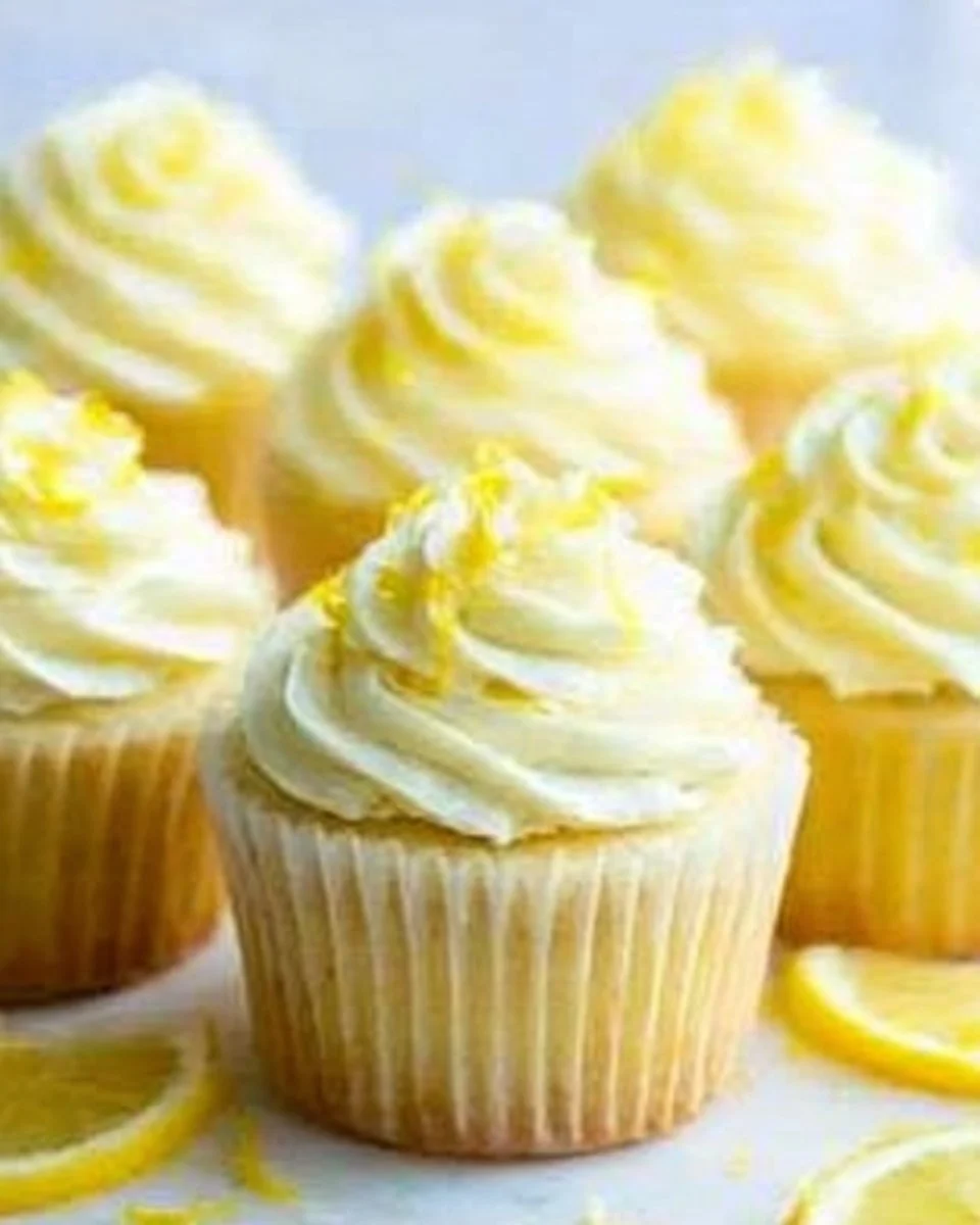 Delicious lemon cupcakes, protein-packed treats for any celebration.