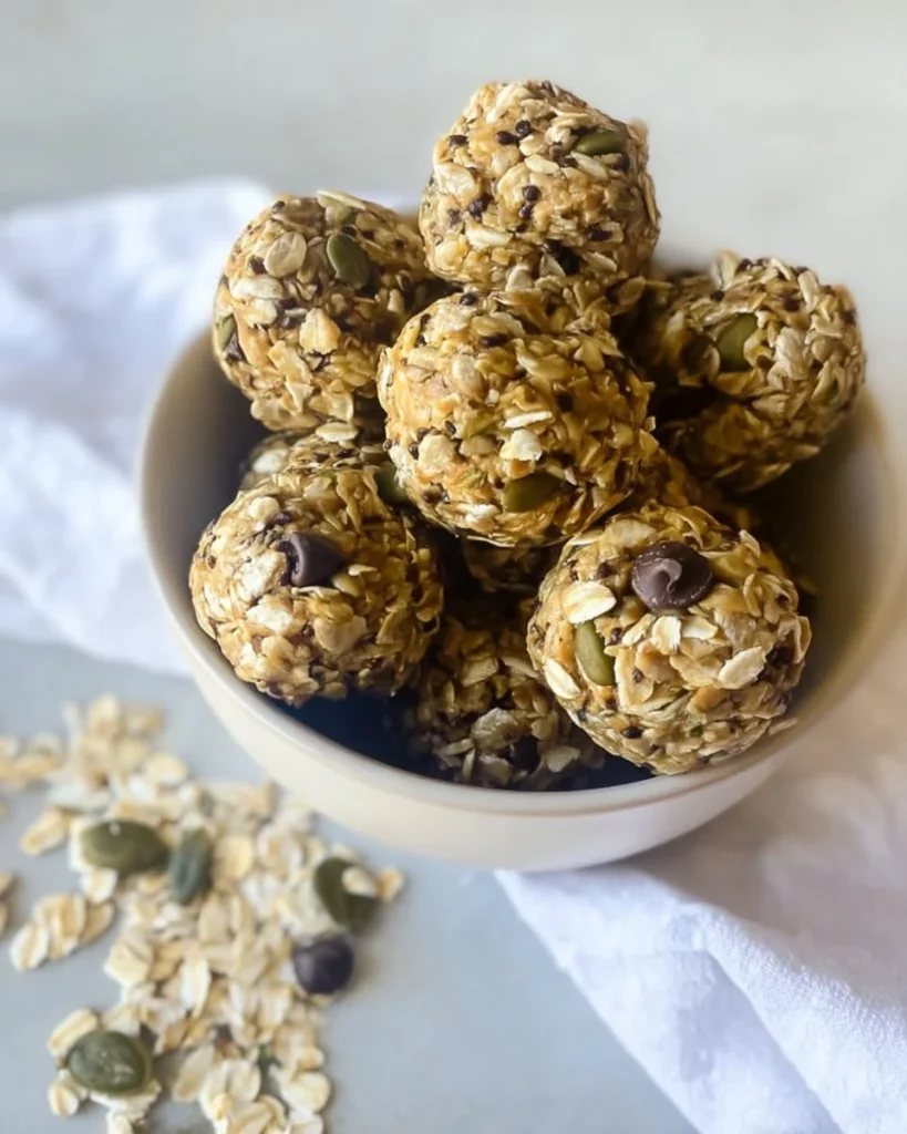 Homemade Peanut Butter Energy Balls recipe for a healthy protein-packed snack