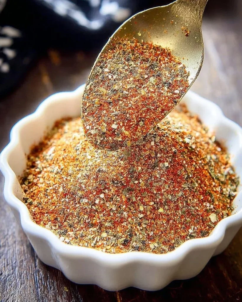 Homemade Salad Supreme Seasoning blended spices for salads