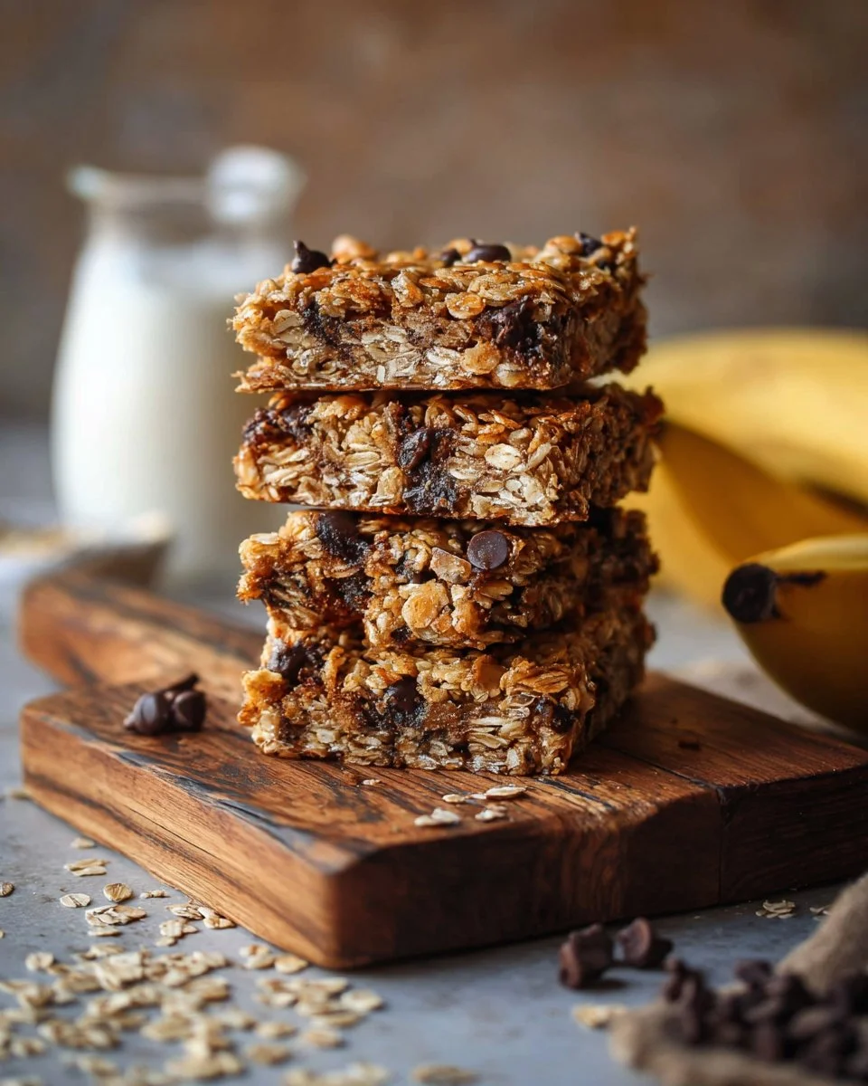 Delicious baked oatmeal breakfast bars topped with fresh fruits and nuts