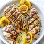 Delicious Greek chicken marinated for grilling with herbs and spices