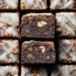 Delicious almond brownies, a healthy and guilt-free dessert recipe.