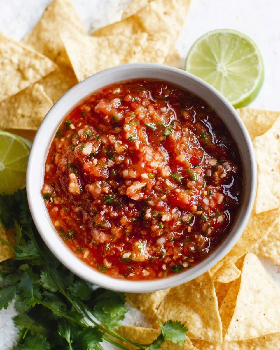 Delicious easy restaurant style salsa recipe