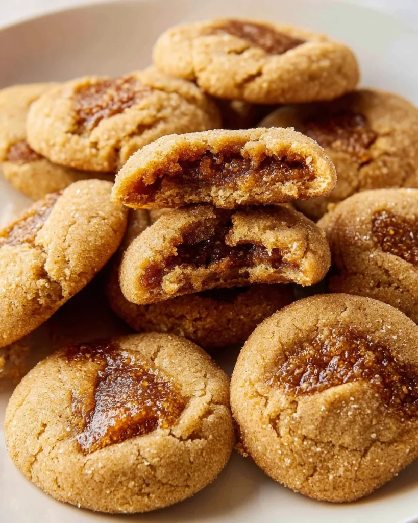 Homemade easy and fabulous fig cookies on a plate ready to be enjoyed.