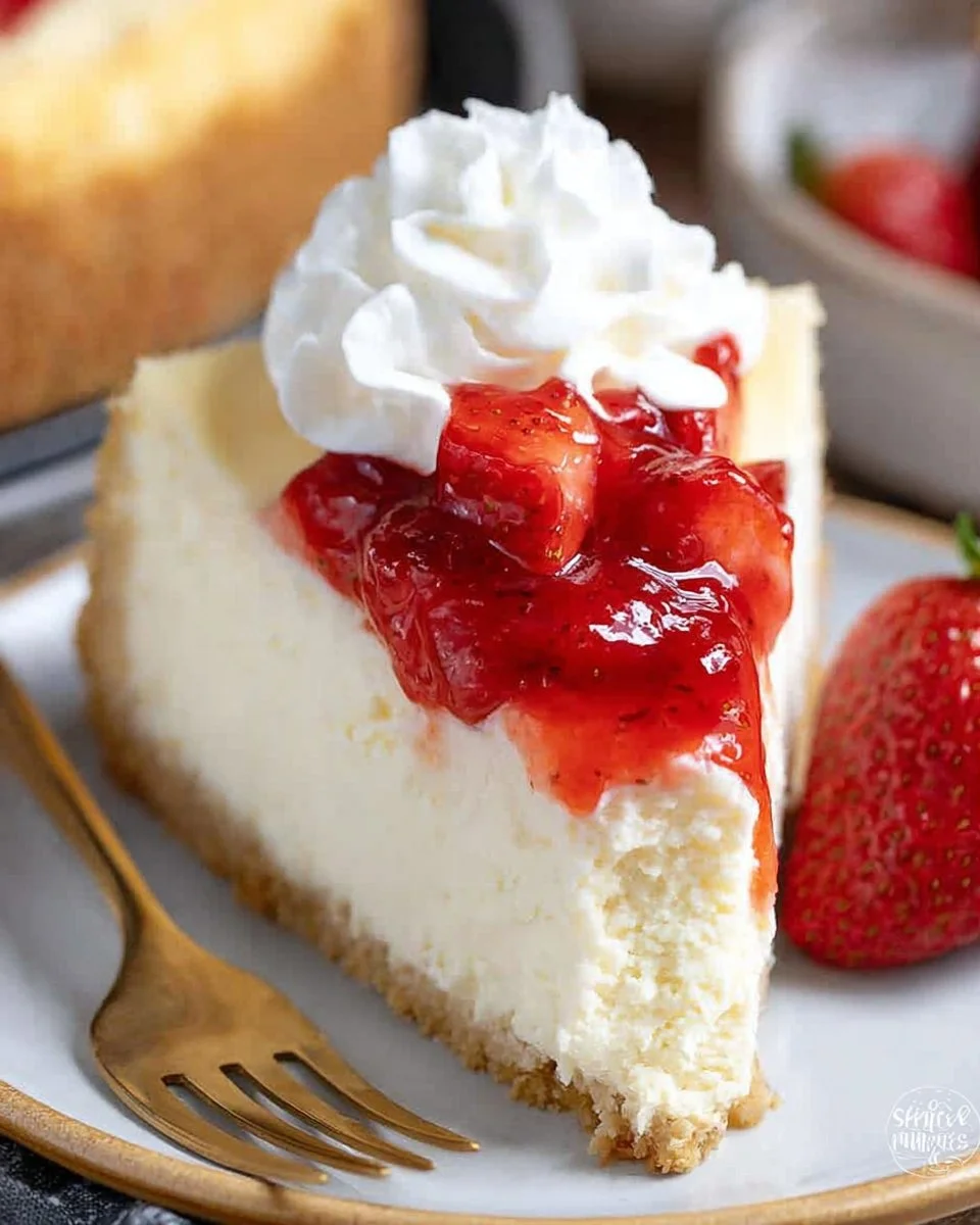 Delicious Greek yogurt cheesecake topped with fresh berries and mint leaves.