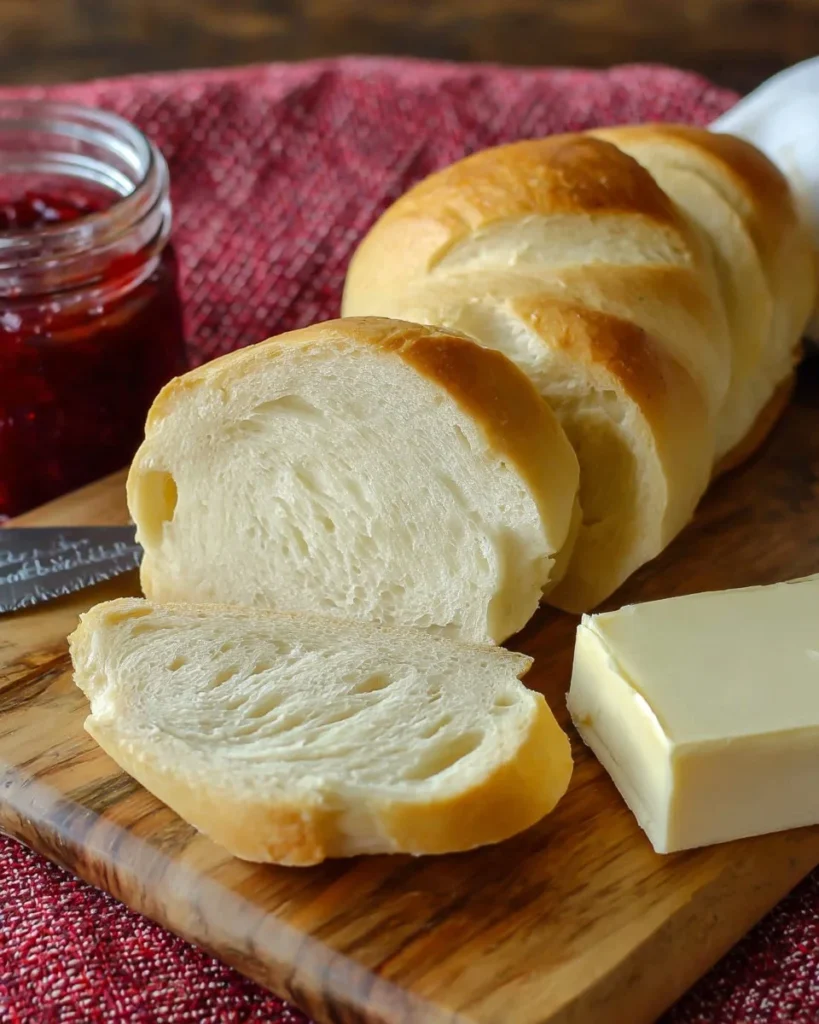 Freshly baked homemade bakery French bread loaf