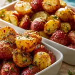 Simple roasted red potatoes recipe, a healthy side dish option