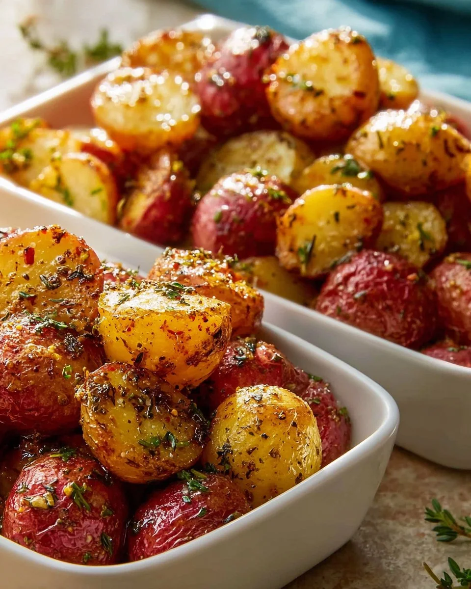 Simple roasted red potatoes recipe, a healthy side dish option