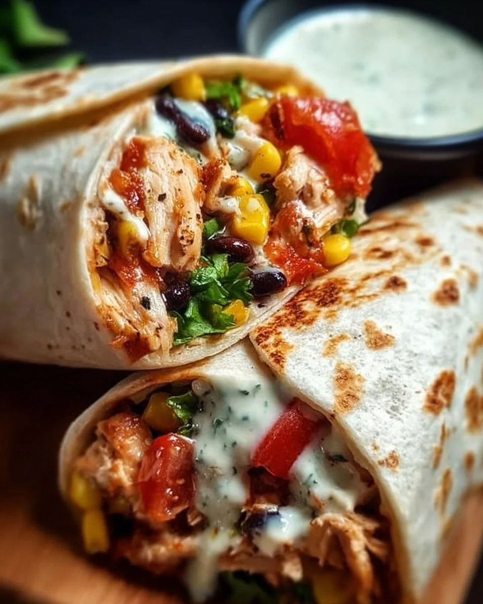Delicious Southwest Chicken Wraps packed with flavor and nutrition for busy families