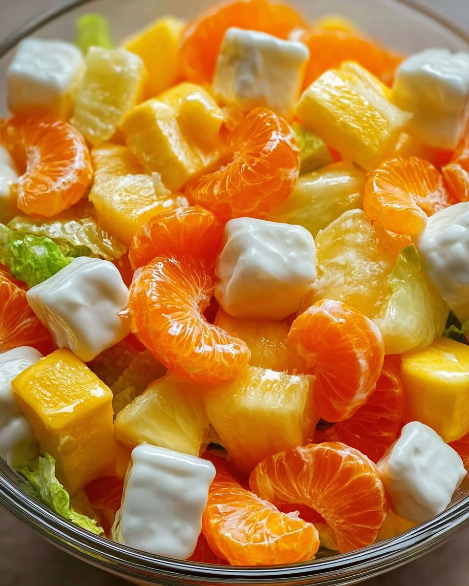 Vibrant Sunshine Salad packed with protein and heart-healthy ingredients