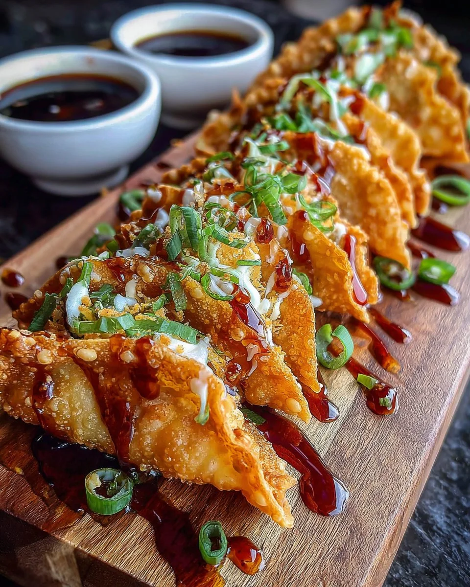 Delicious Chicken Wonton Tacos served at Applebee's with crispy shells and fresh toppings.