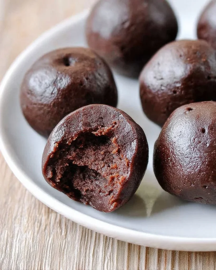 Delicious 3-ingredient keto fat bombs on a plate
