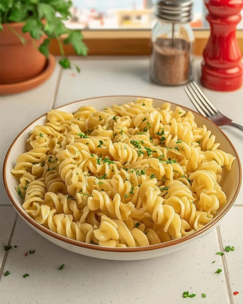 Delicious cafeteria noodles served with fresh vegetables and spices