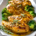 Easy Honey Mustard Chicken dish with vibrant glaze on tender chicken breasts