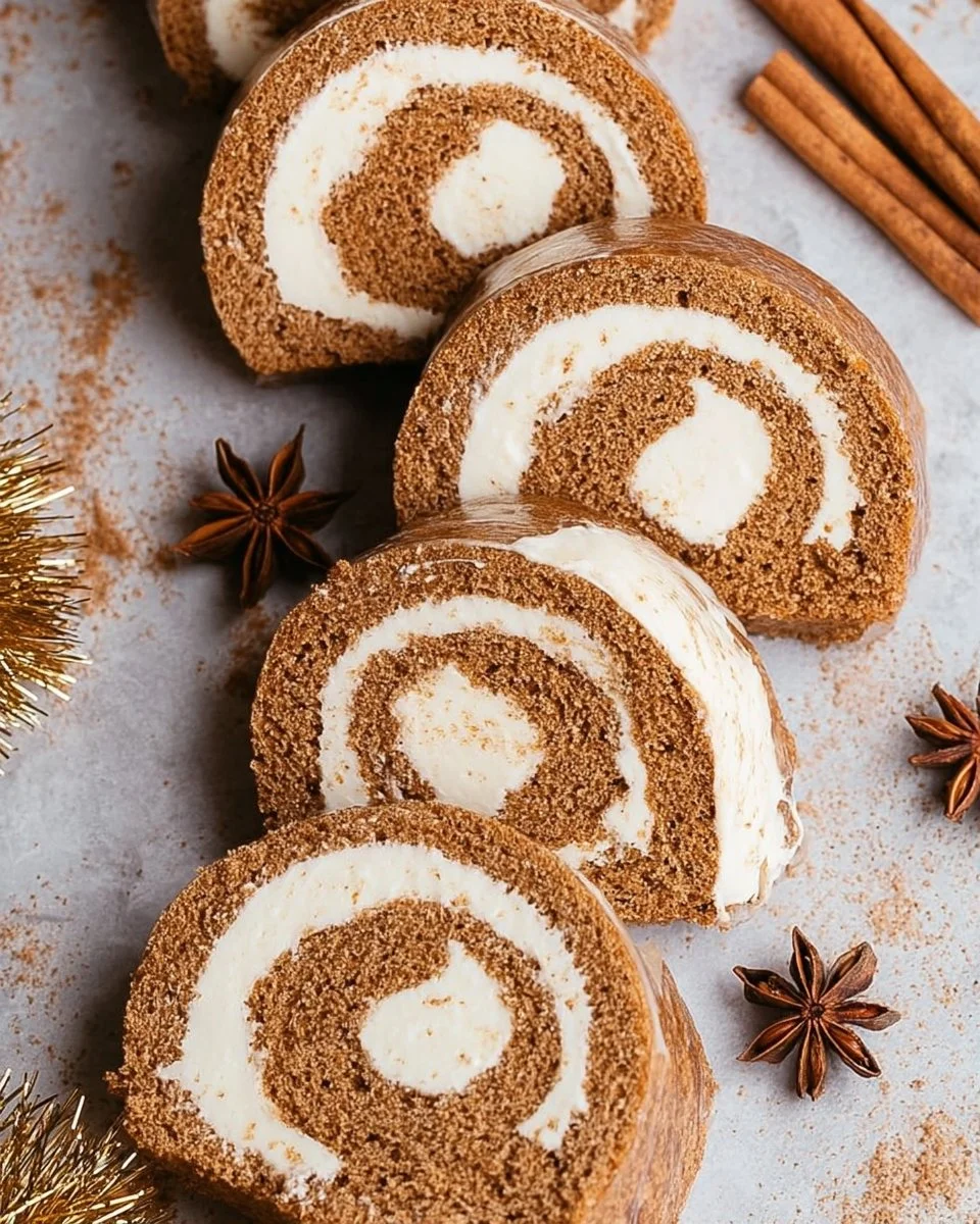 Fluffy cinnamon cake roll with cream cheese frosting on a plate