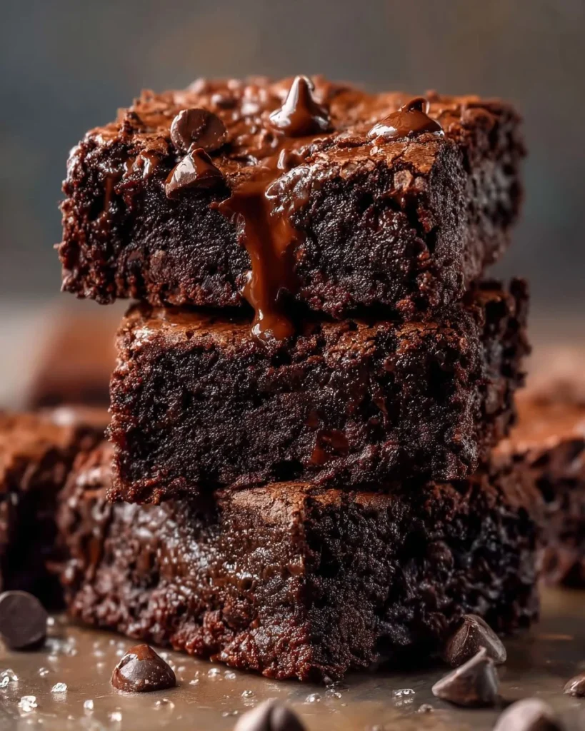 Delicious guilt-free protein brownies on a white plate