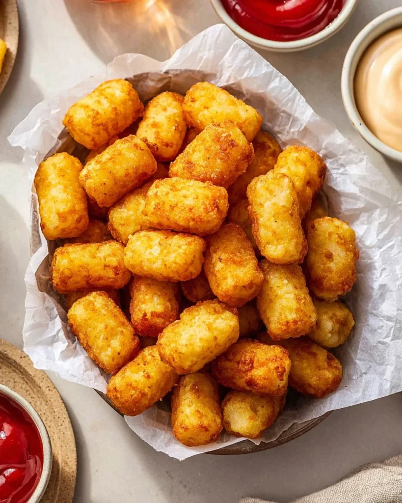 Homemade Tater Tots recipe with healthy ingredients for a delicious twist.