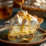 Delicious homemade Honey Pie with golden crust and sweet filling