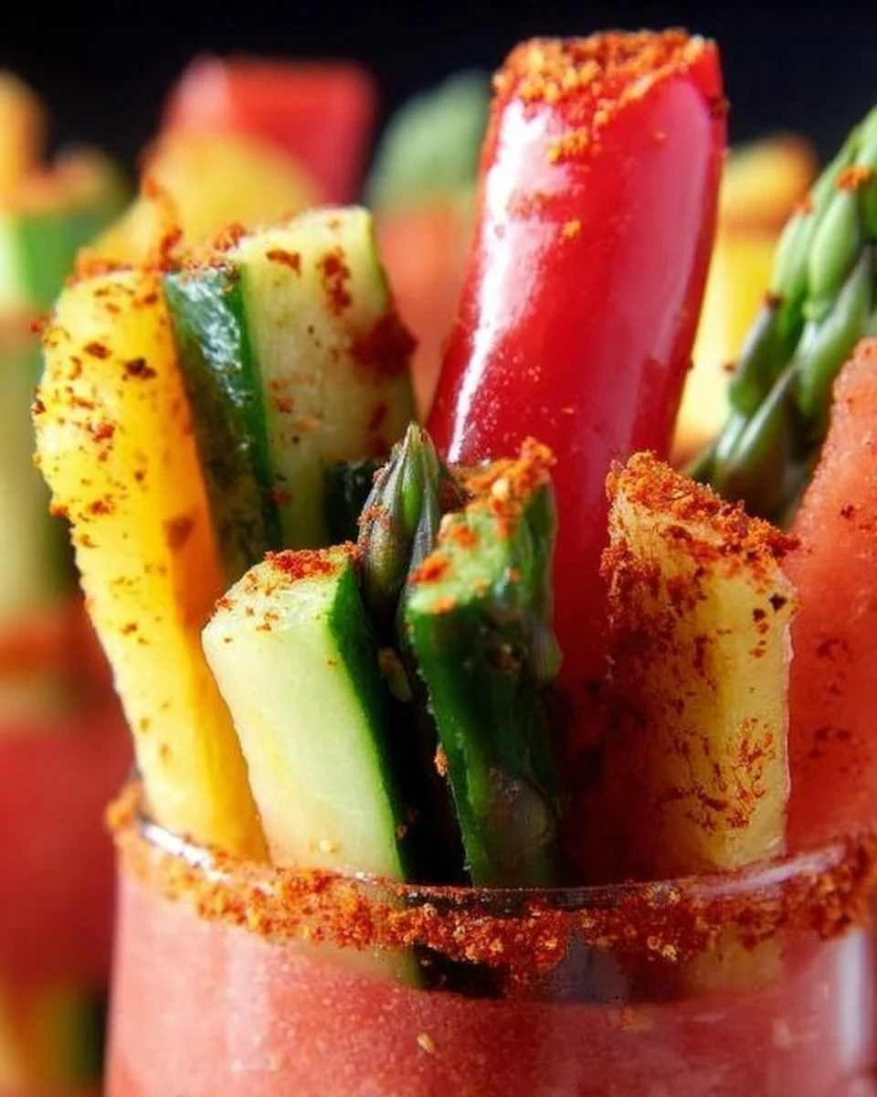 Colorful Mexican street fruit cups filled with fresh fruits and lime juice