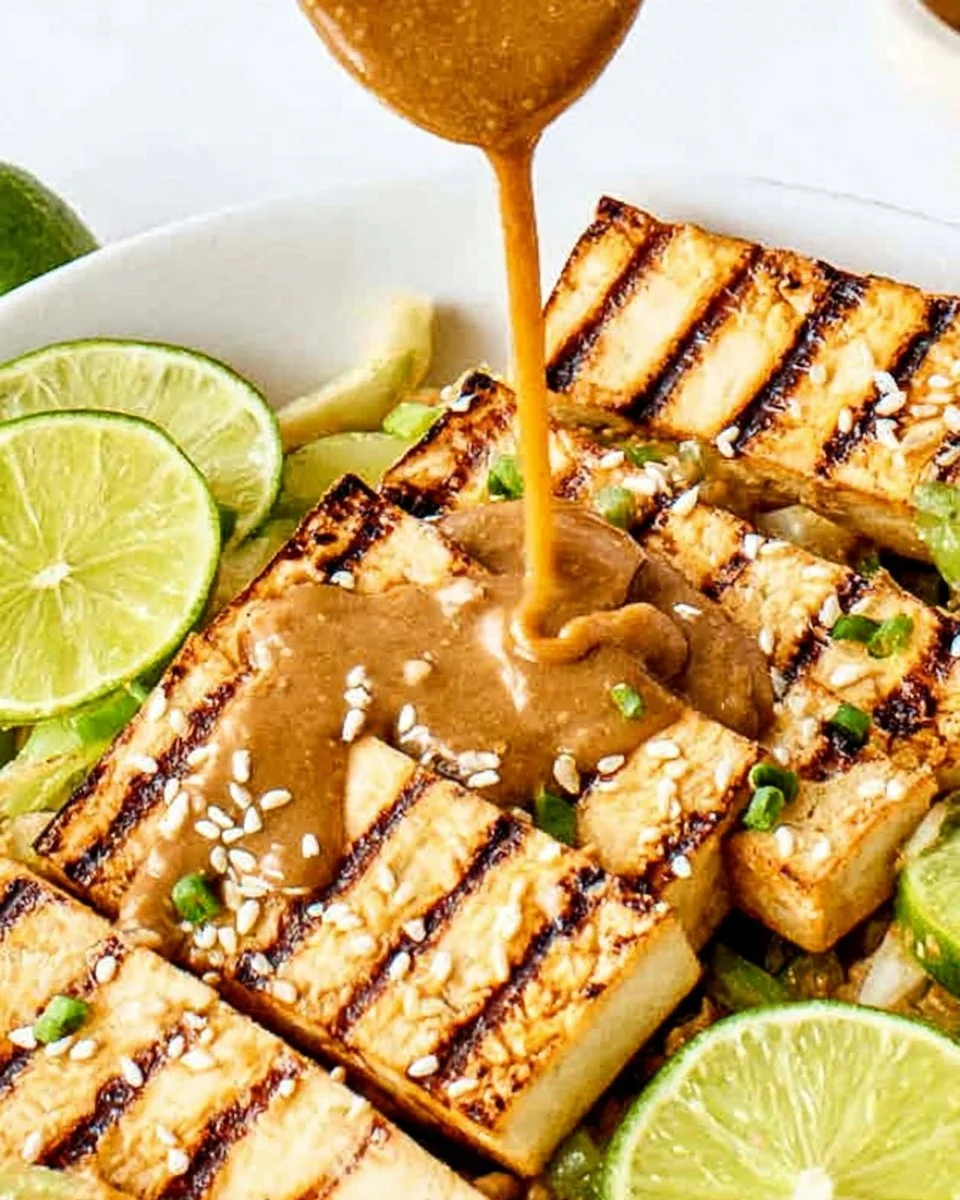 Homemade peanut sauce in a bowl, ready to serve with fresh vegetables.