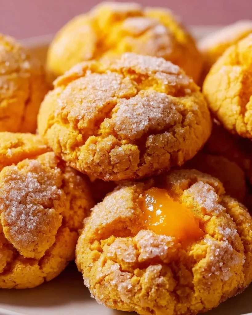 Delicious Tropical Mango Cookies with chunks of fresh mango and a golden crust.