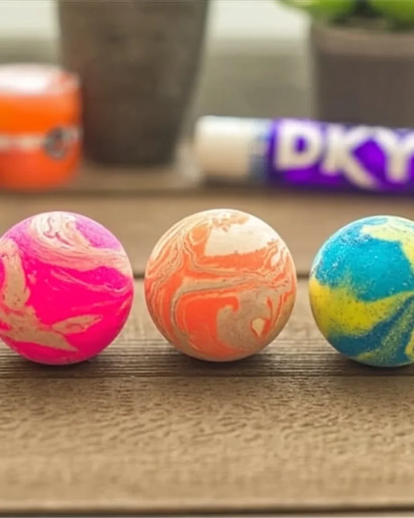 Child making DIY bouncy balls for a fun summer science experiment