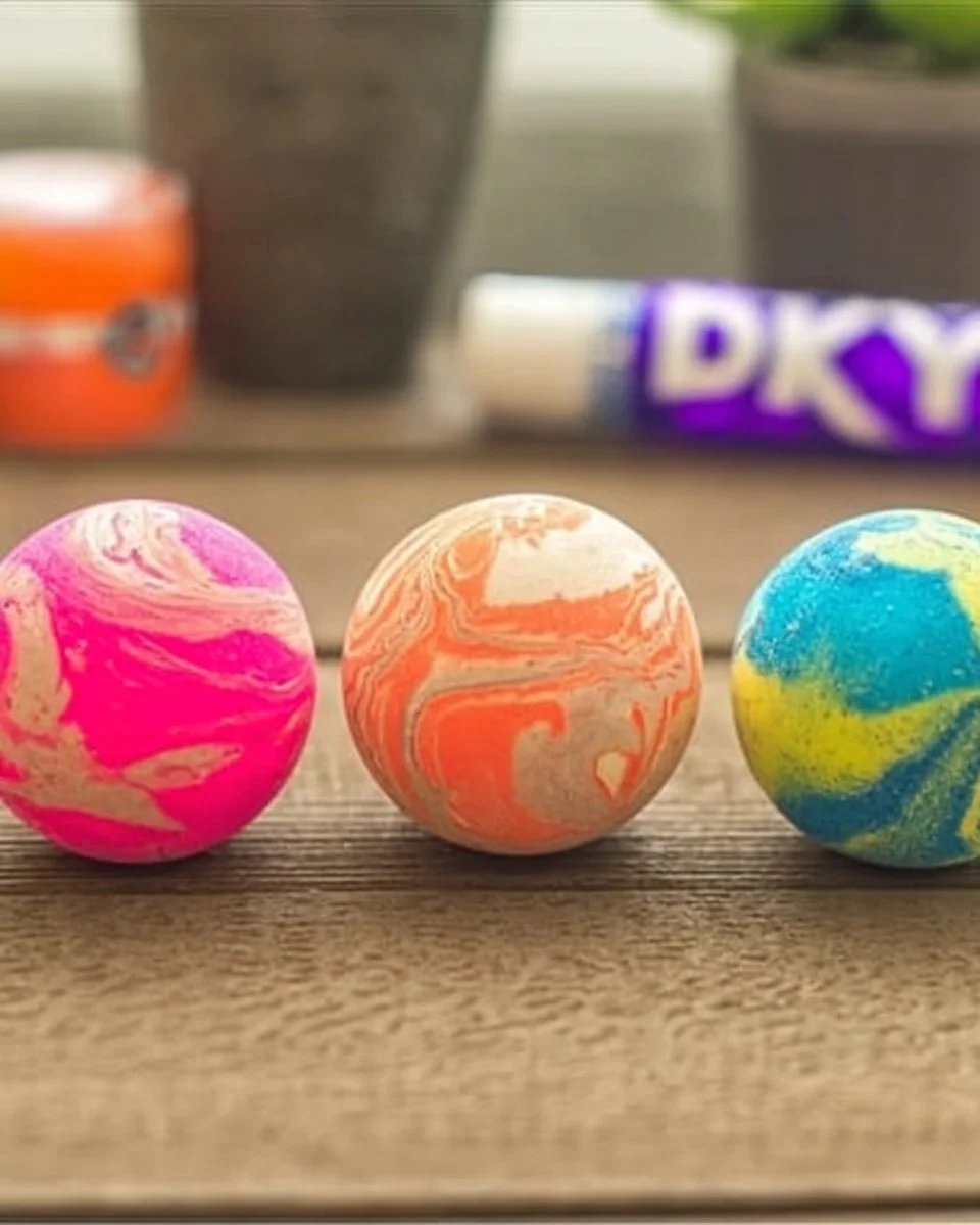 Child making DIY bouncy balls for a fun summer science experiment