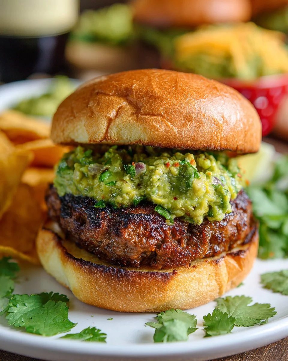 Delicious Southwest chorizo burgers on a grill, ready to serve.
