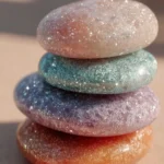 Sparkling anti-stress stones ideal for family relaxation and wellness.