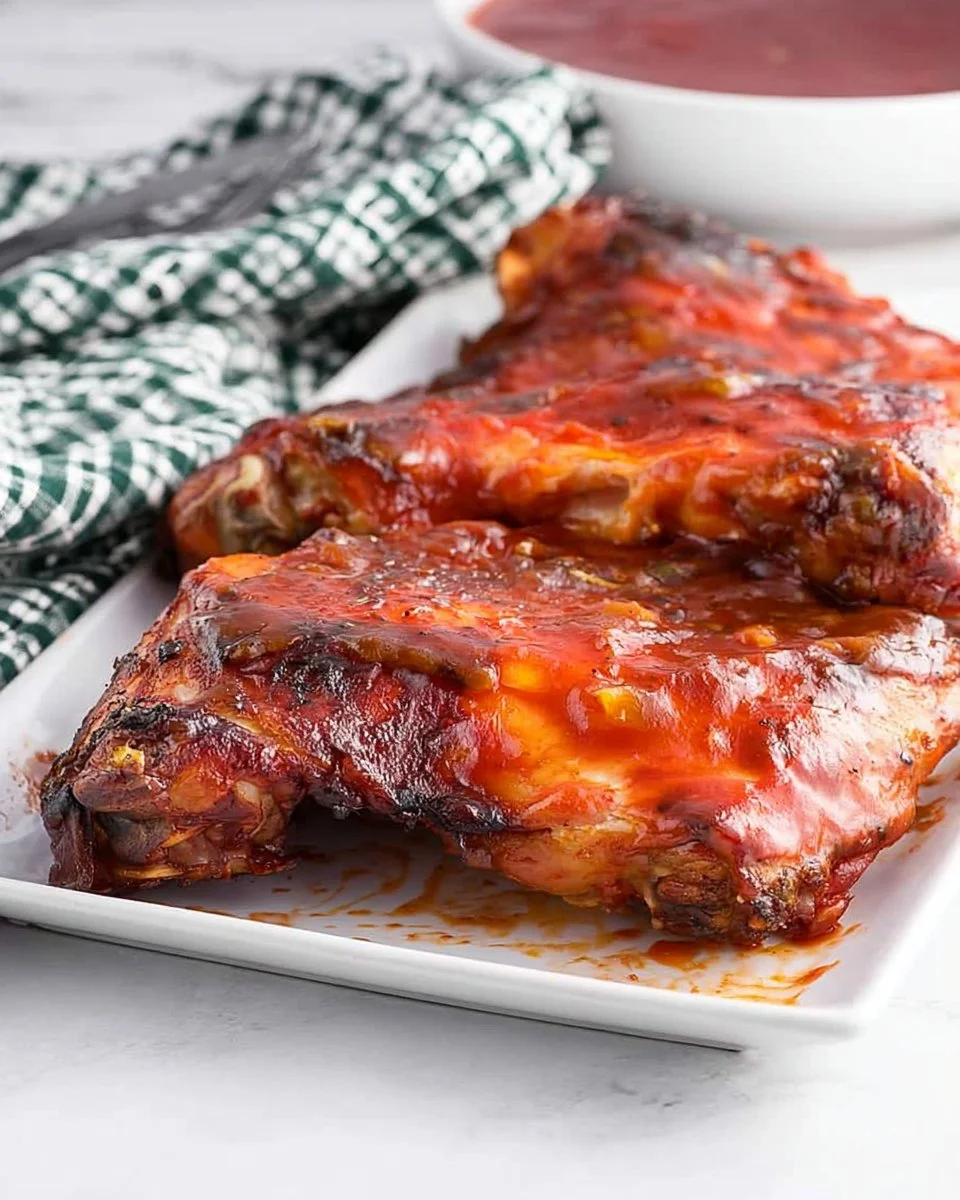 Grilled chicken barbecue served with fresh herbs and sides