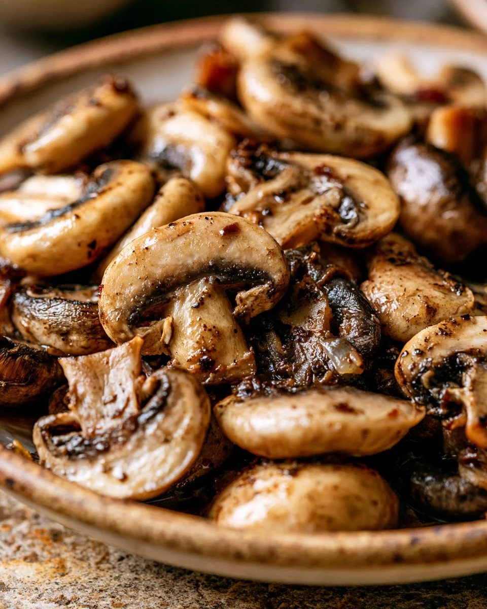 Fresh Cowboy Mushrooms ready for culinary use in a delicious dish.