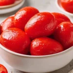 Steps to easily peel a tomato for cooking and salads