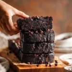 Moist chocolate pumpkin bread with rich chocolate and pumpkin flavors