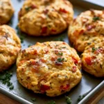 Pizza high-protein breakfast biscuits for a nutritious start to your day.